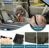 وقتی با دوست خزدار خود به یک سفر جاده ای طولانی می روید، صندلی ماشین حیوان خانگی می تواند به سگ عصبی یا ماشین شما منظره ای از پنجره بدهد که در آن می تواند به بیرون نگاه کند و از سواری لذت ببرد و ایمنی فوق العاده ای را فراهم کند.