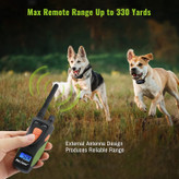 می تواند برای سگ های کوچک، متوسط و بزرگ مناسب باشد. یقه نایلونی بادوام و قابل تنظیم اندازه طول از 14 تا 20 اینچ