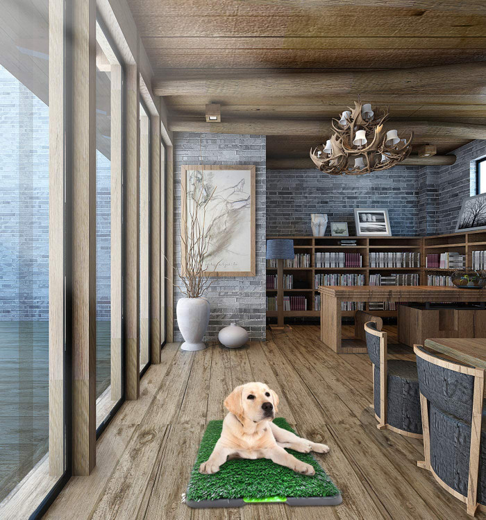 این تشک و سینی حیوان خانگی علف سگ قابل حمل می تواند مکانی راحت را برای حیوان خانگی شما فراهم کند تا در داخل خانه خسته خود را سبک کند.