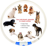 طول قلاده را میتوان با توجه به سایز گردن سگ توسط مشتریان کاهش داد. لطفاً اندازه گردن سگ خود را قبل از کوتاهتر کردن، به دقت اندازه بگیرید، زیرا نمیتواند دوباره بلندتر شود.