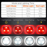 برای اطمینان از تثبیت چراغ ایمنی LED بر روی اکثر اجسام، به عنوان مثال، دوچرخه، چراغ چشمک زن قلاده سگ با یک بند سیلیکونی وصل شده است تا بتوانید آن را روی دوچرخه ثابت کنید و در شب از آن استفاده کنید.