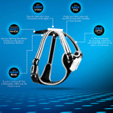 هزاران مهره شیشه ای میکروسکوپی که در مواد بازتابنده گنجانده شده اند، پرتوهای نور را به منبع اصلی باز می گرداند. سگ شما حداکثر سطوح روشنایی و فلورسانس بازتابی را از همه طرفهای ممکن برای دید واقعی 360 درجه ساطع میکند.