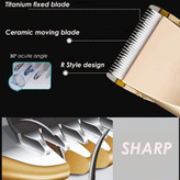 4 شانه محافظ (3 میلی متر / 6 میلی متر / 9 میلی متر / 12 میلی متر)، ایمن، راحت و راحت، شانه مناسب برای طول های مختلف مو است، شانه راهنمای متحرک می تواند سریع باشد، شانه ها را به راحتی تغییر دهید و تطبیق پذیری را افزایش دهید.