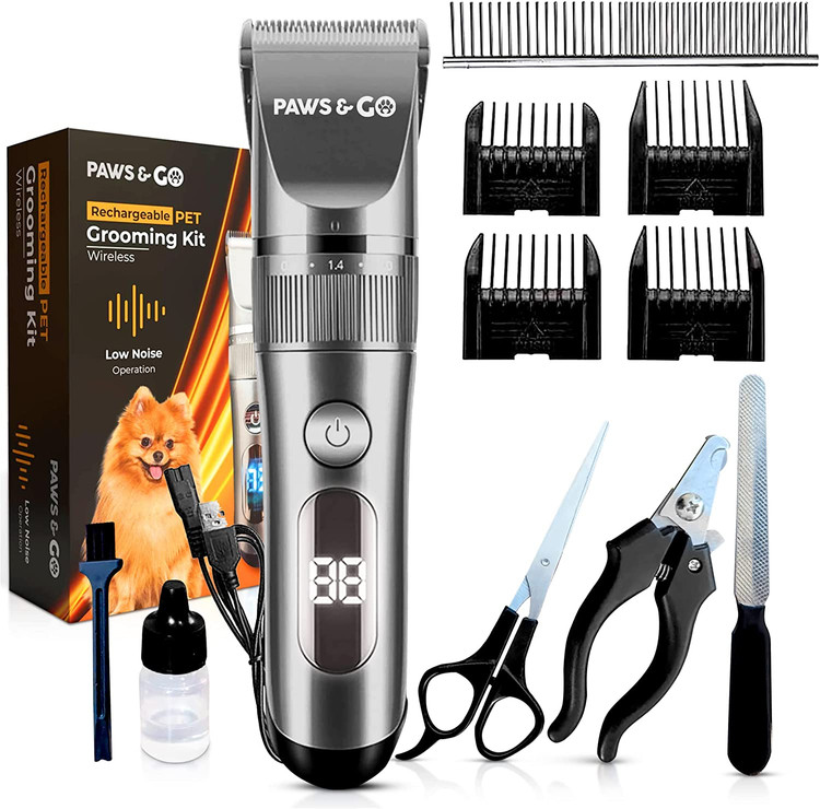 کیت نظافت حرفه ای حیوانات خانگی شارژی برند: Paws & Go کد : N 230