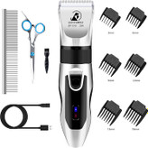 تیغه سرامیکی تیز و بادوام توسط قیچی موی سگ Bonve Pet استفاده شده است، بدون گیر کردن و کشیدن، از 0.8 میلی متر تا 2.0 میلی متر قابل تنظیم است.