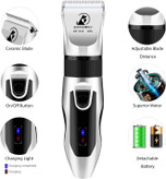 این برای کوتاه کردن موها در پدهای پنجه، نواحی حساس، گوش ها خوب است. و همچنین تیغه سرامیکی برای دفع گرما بهتر و با مقاومت بالاتر نسبت به تیغه فولادی ضد زنگ سنتی است.