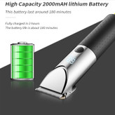 سر تیغه قابل جدا شدن تمیز کردن را آسان می کند. بخش بالایی را از گیره جدا کنید و زیر آب بگذارید تا سریعاً موها شسته شوند و از تجمع موها جلوگیری شود.