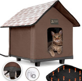 خانه گربه در فضای باز و مرتفع، ضد آب و عایق گرمایش برند: FURHOME COLLECTIVE کد : KH 640
