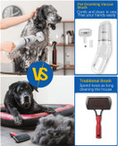 اما کیت نظافت ما با عملکرد جاروبرقی، 99 درصد از موهای حیوانات خانگی را در حین کوتاه کردن و برس زدن موها در ظرف جارو جمع میکند، که میتواند خانه شما را تمیز نگه دارد و دیگر موهای درهمپیچیده و انبوهی از خز در سرتاسر خانه پخش نمیشود.