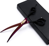 ست قیچی حرفه ای ژاپنی ، نظافت حیوانات خانگی را می توان برای هر حیوان خانگی مودار مانند تدی، سگ شپرد، آکیتا، گربه استفاده کرد