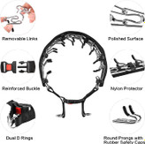 توله هایش را با استفاده از دندان هایش اصلاح می کند و در عین حال می تواند اطمینان حاصل کند که حیوان خانگی شما در حین راه رفتن به میزان قابل توجهی کمتر می کشد.