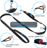 گیره جلویی کشیدن را دلسرد می کند در حالی که پشت آن برای راه رفتن آرام است. و فشار کششی برای جلوگیری از خفگی به بدن توزیع می شود