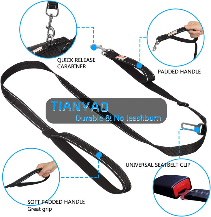 گیره جلویی کشیدن را دلسرد می کند در حالی که پشت آن برای راه رفتن آرام است. و فشار کششی برای جلوگیری از خفگی به بدن توزیع می شود