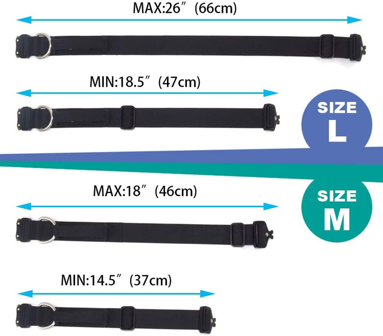 قلاده سگ فلزی با سگک و لغزنده فلزی سریع برای تنظیم مناسب راحت و روشن/خاموش کردن آسان است.
