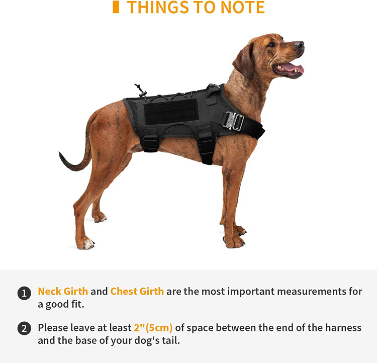 مهار سگ تاکتیکی Huntvp برای انجام وظیفه، پلیس یا آموزش ایدهآل است، همچنین برای شکار، مسافرت، کمپینگ، پیادهروی با سگ، پیادهروی یا استفاده روزمره مناسب است.