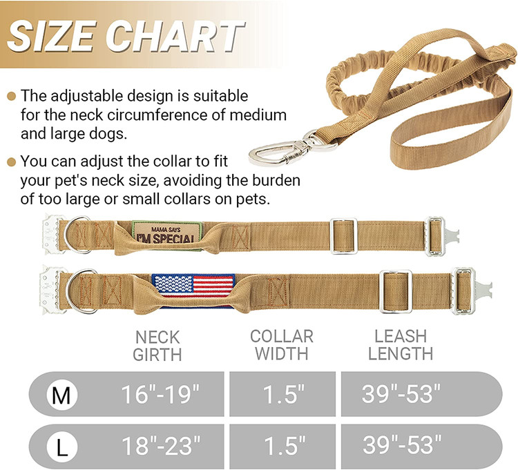 چه قلاده باشد و چه بندقلاده، از لوازم فلزی استفاده می شود. سگک روی قلاده یک سگک فلزی است که مخصوص کارهای تاکتیکی طراحی شده است و به راحتی میتوان آن را بسته و محکم کرد