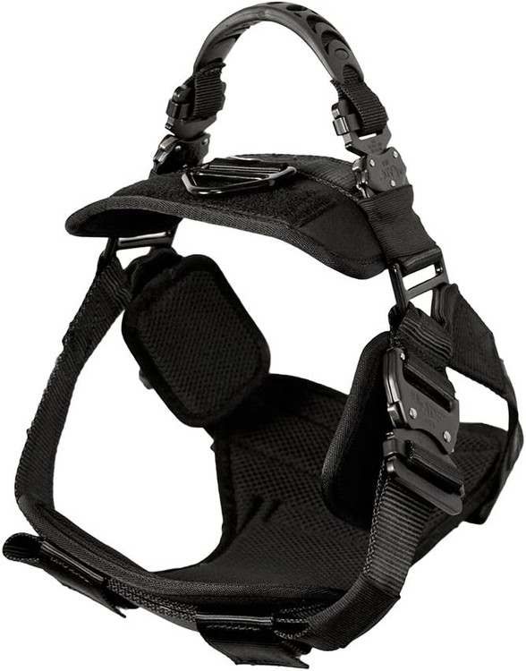 قلاده تنی سگ پلیس ، تاکتیکی نظامی آمریکایی ، قابل تنظیم K9 و بند ارگونومیک برند : Fusion Pets کد : G 320