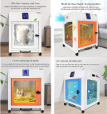 شاسی قابل جدا شدن را می توان پس از استفاده برای تمیز کردن جدا کرد و عملکرد راحت و ساده است. سوئیچ محافظت از نشت برای تامین ایمنی حیوان خانگی شما.