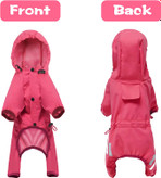 بارانی سگ از مواد پارچه ای نرم و ضد آب ژاکت بیرونی ساخته شده است