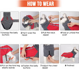 بند کشی برای تنظیم دور گردن، روکش شده با پشم گوسفند قطبی قابل تنفس که آن را به انتخاب خوبی برای گرم نگه داشتن دوست خز شما در هوای سرد پاییز و زمستان تبدیل کرده است.