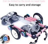 ویلچرهای ما به راحتی جدا می شوند و با هم جمع می شوند، شما می توانید آن را خودتان نصب کنید.