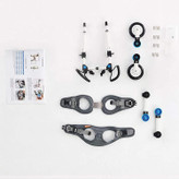 این ویلچر سگ از قاب آلومینیومی بادوام و سبک ساخته شده است که با حفظ ثبات کارکرد آن آسان است.