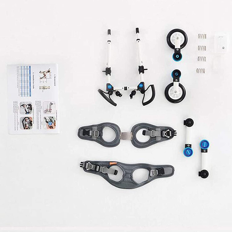 این ویلچر سگ از قاب آلومینیومی بادوام و سبک ساخته شده است که با حفظ ثبات کارکرد آن آسان است.