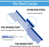 22 دندان می تواند گره های سرسخت را بدون تلاش زیاد از بین ببرد و سپس 90 دندان می تواند موهای کم پشت و جابجا شده را از بین ببرد که می تواند به طور موثر بیش از 95 درصد موهای مرده را کاهش دهد و موثرتر باشد