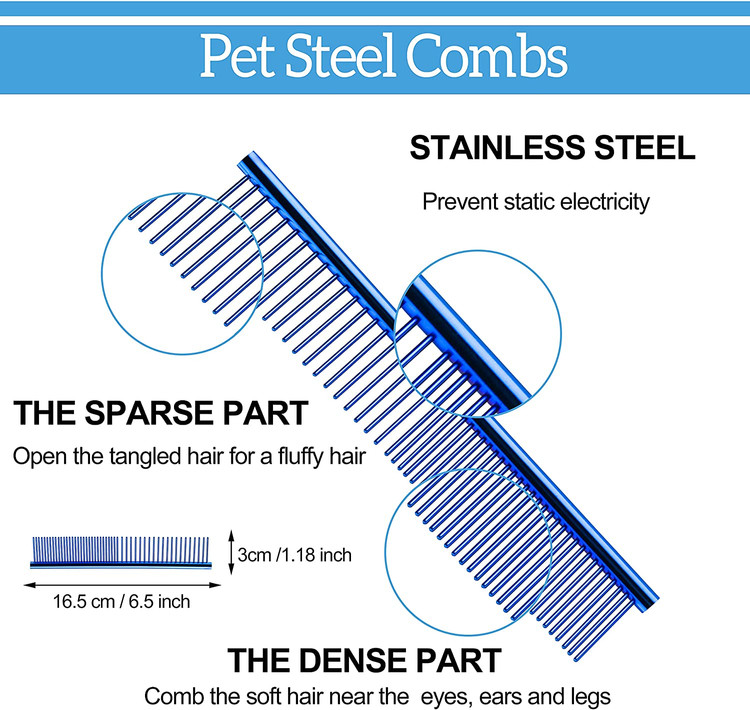 22 دندان می تواند گره های سرسخت را بدون تلاش زیاد از بین ببرد و سپس 90 دندان می تواند موهای کم پشت و جابجا شده را از بین ببرد که می تواند به طور موثر بیش از 95 درصد موهای مرده را کاهش دهد و موثرتر باشد