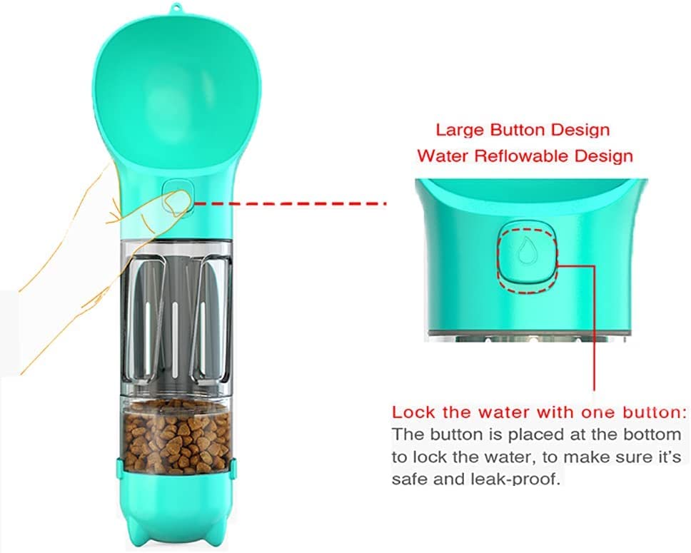 می توانید مدفوع حیوان خانگی را با بیل متصل شده تمیز کرده و در کیسه راحتی متصل قرار دهید. دستگاه پخش آب حیوان خانگی می تواند کمک بزرگی برای پیاده روی در فضای باز، مسافرت با حیوان خانگی شما باشد.