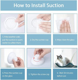 یک پایه ثابت مرتفع همچنین موقعیت خوبی را برای بچه گربه فراهم می کند تا پرندگان را روی درختان نگاه کند.