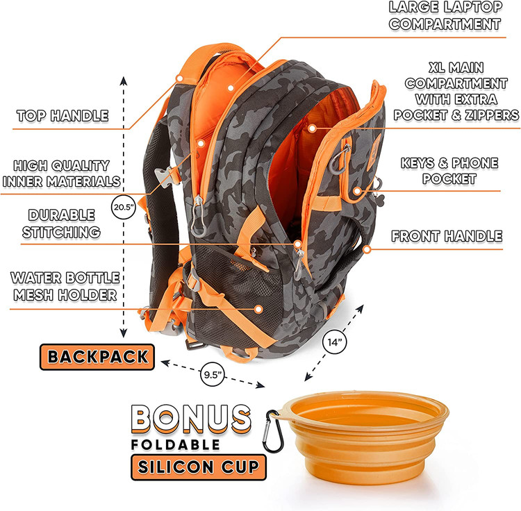 در بالای کالسکه حیوان خانگی یک سگک ایمنی تعبیه شده است که به قلاده سگ شما متصل می شود تا از بیرون پریدن او جلوگیری کند. این کابوس توله سگ شما را ایمن، راحت و مطمئن نگه می دارد