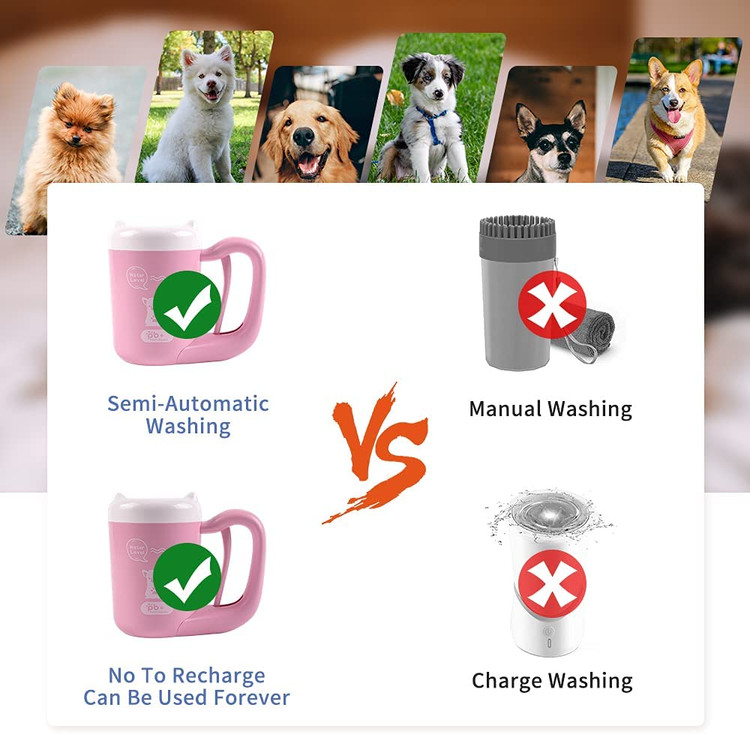 برس سیلیکونی در پایین می تواند بهتر قسمت پایین پنجه را تمیز کند و طراحی سر برس دوشاخه بهتر می تواند برای تمیز کردن بین انگشتان پا وارد شود. کارآمدتر و تمیزتر.