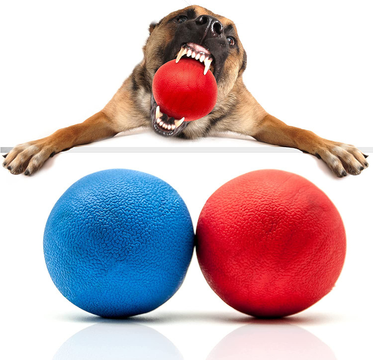 توپ لاستیکی قوی برای سگ ( اسباب بازی نابود نشدنی سگ ) برند: Petopedia  کد : AB 680