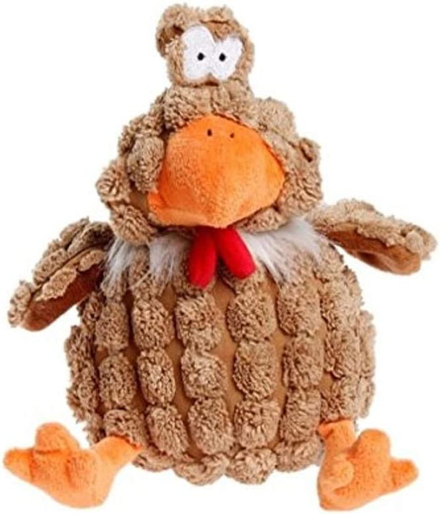 اسباب بازی مرغ بزرگ با جیغ داخلی برای سرگرمی تعاملی سگ برند: Petface کد : AB 710