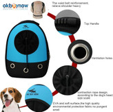 پنجره گرد که سگ یا حیوان خانگی می تواند به بیرون نگاه کند، یک بند ثابت در داخل کیف می تواند از خطر فرار جلوگیری کند.