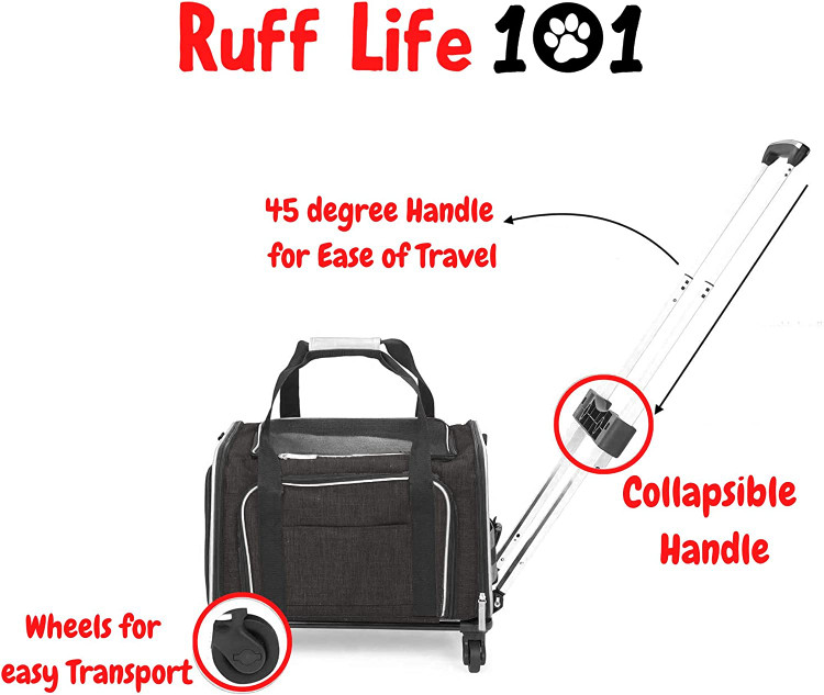 با این کریر چرخ دار وزن را از روی دوش خود بردارید