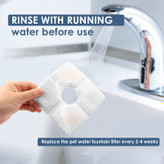 بسته بندی ارزش بسته با ارزش 8 فیلتر جایگزین آبنما و 4 اسفنج پیش فیلتر