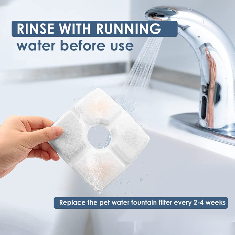 بسته بندی ارزش بسته با ارزش 8 فیلتر جایگزین آبنما و 4 اسفنج پیش فیلتر