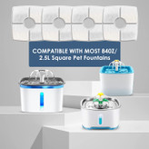 فیلتر آبخوری گربه بسته 8 عددی ( فیلتر آبنمای گربه و فواره سگ ) برند: AGEETXT کد : FA 203