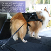 کمربند ایمنی مهار سگ AUBELL از بانداژ با کیفیت بالا ساخته شده است، خاصیت ارتجاعی قوی می تواند سگ ها را از ترمز ناگهانی یا چرخش های تند محافظت کند و می تواند از 25 اینچ تا 32 اینچ تنظیم شود