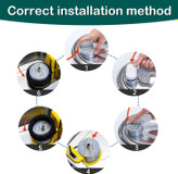 بسته شامل 8 فیلتر فواره گربه و 8 اسفنج پیش فیلتر است.